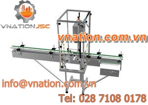 screw capping machine / linear / automatic / bottle