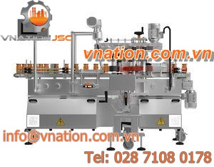 automatic labelling machine / front / back / for self-adhesive labels