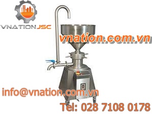 cylindro-conical homogenizer / batch / industrial / stainless steel