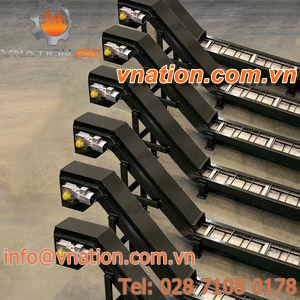 drag chain conveyor / for pallets / Z type / transport