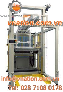 high level infeed palletizer / semi-automatic