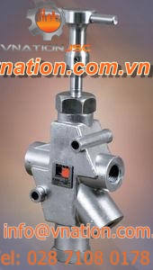 manual valve / isolation / stainless steel