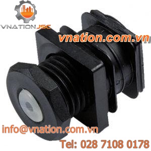 square tube foot / anti-slip / adjustable / nylon
