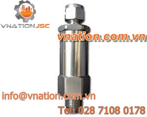 oxygen relief valve / stainless steel / compact / cryogenic
