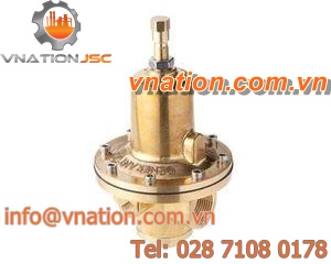gas pressure regulator / cryogenic / spring / single-stage