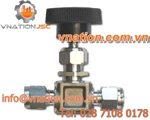 needle valve / manual / shut-off / for oxygen