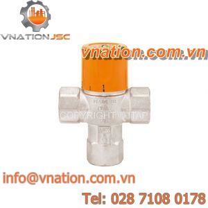 mixing thermostatic valve / nickel-plated brass