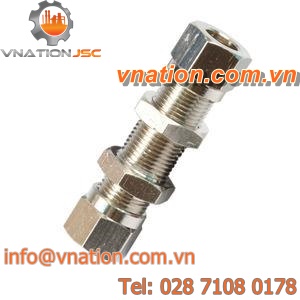 compression fitting / bulkhead / straight