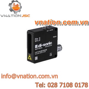 laser distance sensor / with analog output / with digital output / rugged