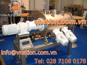 rotor-stator mixer / paddle / batch / horizontal