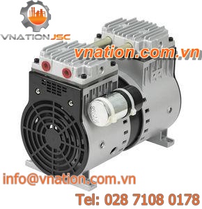 piston vacuum pump / oil-free / two-stage / industrial