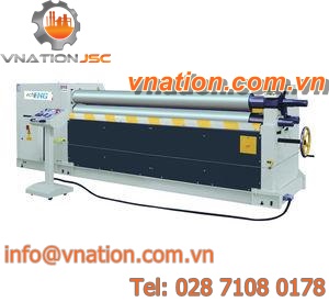 motorized bending machine / linear motor-driven / profile / with 3 drive rolls
