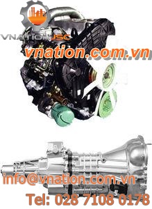 diesel engine / turbocharged / with 5-speed transmission