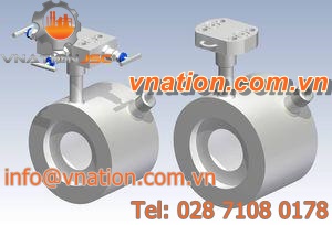 mass flow meter / for steam / flange-mount / compact