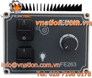 analog speed regulator / single-phase / for induction motor