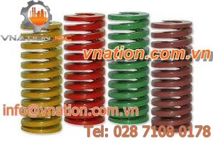 compression spring / coiled / automobile