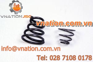 compression spring / conical / oil / stainless steel