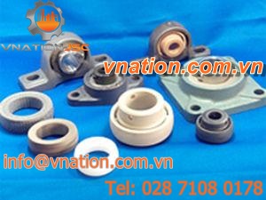 flange bearing unit / ball bearing / plastic