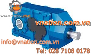bevel gear reducer / perpendicular / industrial / high-rigidity