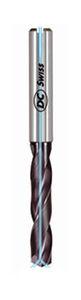 solid drill bit / carbide / high-output / helical