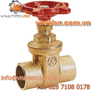 gate valve / manual / for water / weld