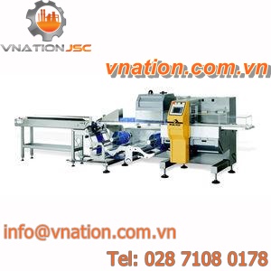 packaging machine with modified atmosphere packaging / side sealing / pillow / with gas barrier film