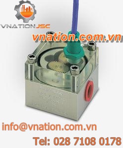 positive displacement flow meter / oval gear / for oil / insertion