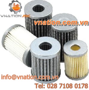 fuel filter / gas / compressed air / cartridge