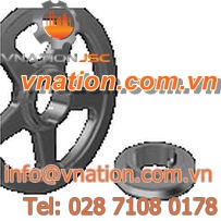 pulley with taper bushing / groove / ribbed belt / cast iron