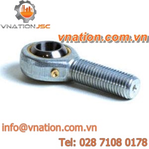 rod end with male thread / zinc-plated steel / self-lubricated