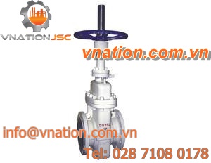 gate valve / handwheel / for natural gas / flange