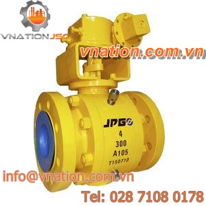 ball valve / flow control / petroleum / 3-piece