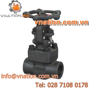 gate valve / flow control / threaded / for pipes