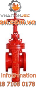 gate valve / handwheel / shut-off / for chemicals