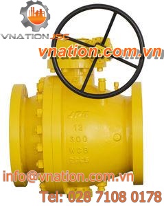 ball valve / flow-control / trunnion-mounted / carbon steel