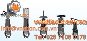 knife gate valve / lever / unidirectional