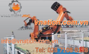 layer palletizer / pallet / automatic
