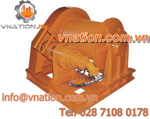 hydraulic winch / pneumatic / electric / traction