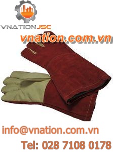 work gloves / heat-resistant / kevlar / cotton
