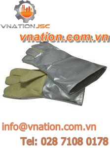 work gloves / heat-resistant / cotton / kevlar
