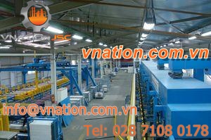 PUR sandwich panel production line / automatic / continuous