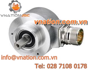 absolute rotary encoder / solid-shaft / heavy-duty / for integration