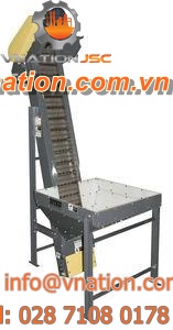 hinge belt conveyor / parts / feeder / inclined
