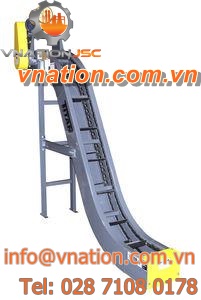 scraper conveyor / drag chain / chip / inclined