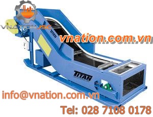 belt conveyor / chain / inclined / inspection