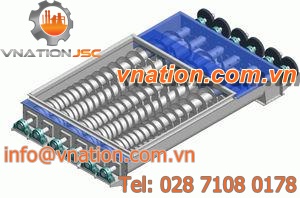 screw feeder / motorized / bulk