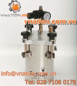 pressure tank / distribution / stainless steel / vertical