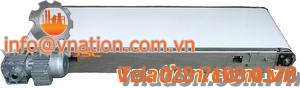 belt conveyor / for bulk products / stainless steel / horizontal