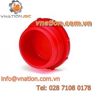 threaded cap / cylindrical / plastic