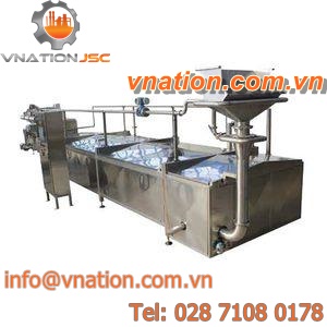 the food industry blanching and cooking line